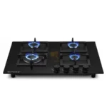 Mitshu Built in 4 Burner Glass Top Gas Hob