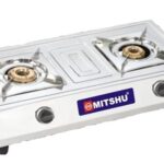 Mitshu Stainless Steel Two BurnerGas Cooker